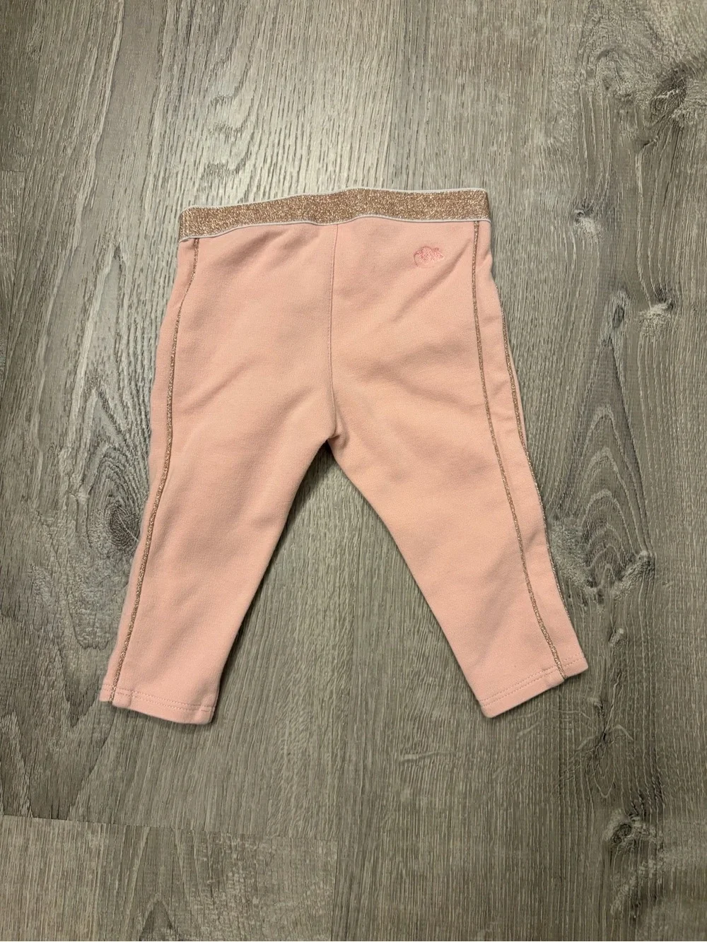 Baby Girl's Little Marc Jacob's Pink Pleated Leggings- Size 6 Months- NWOT